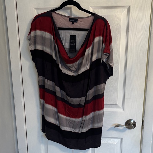 Addition Elle Multicolor Striped Tunic - Picture 1 of 3